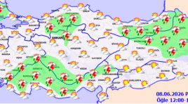 Meteoroloji: 15 ilde sağanak yağış