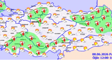 Meteoroloji: 15 ilde sağanak yağış