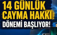 Yenilenmiş ürün alışverişlerinde 14 günlük cayma hakkı
