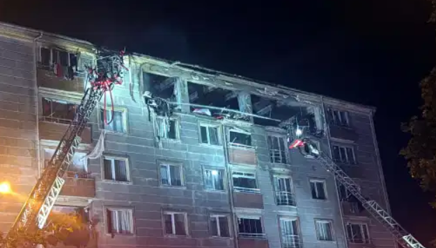 Tekirdağ’da apartman dairesinde patlama…