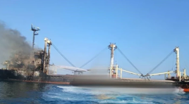 Rusya, Karadeniz’de yük gemisini vurdu…