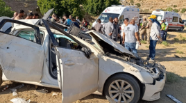 Şırnak’ da otomobil şarampole devrildi…